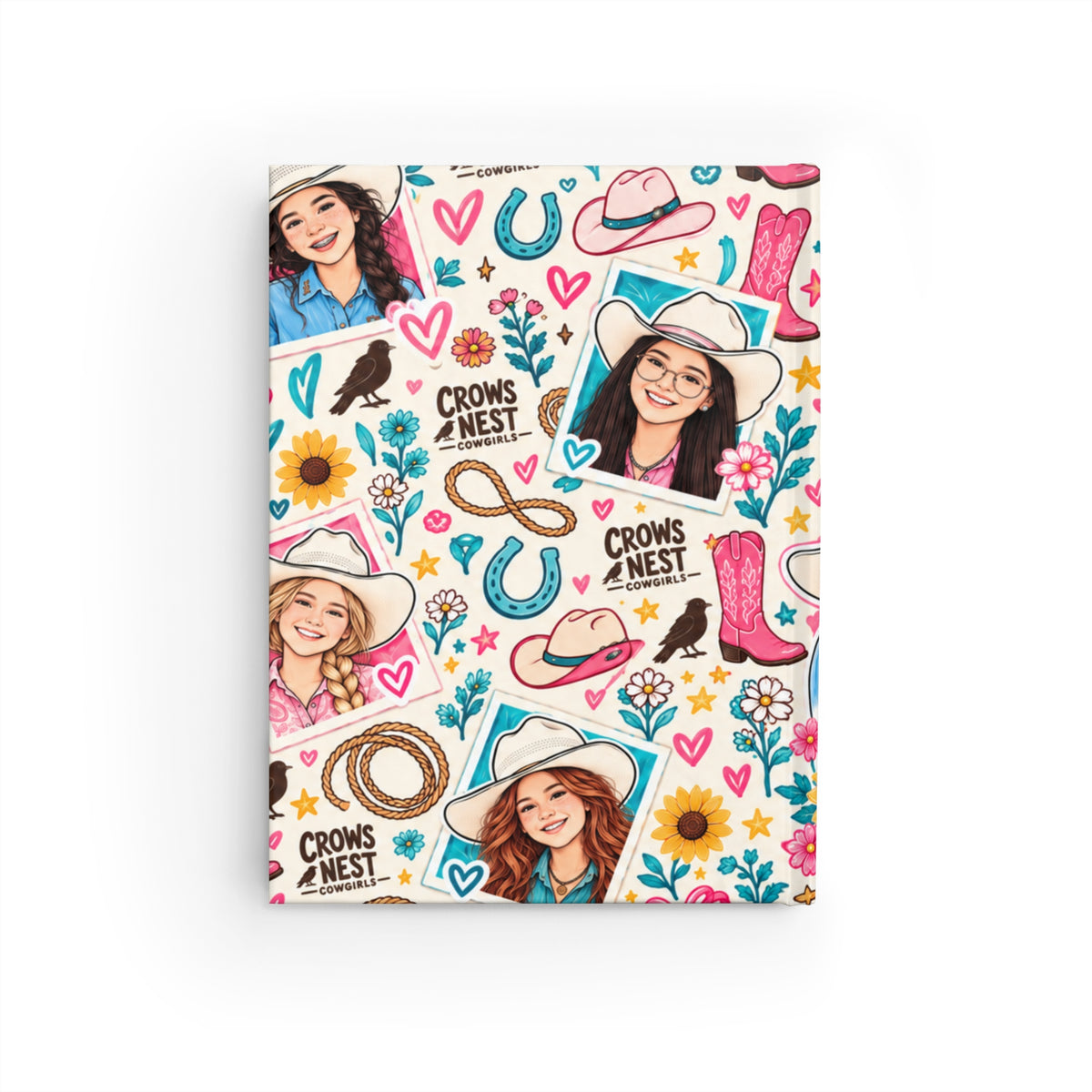Crow’s Nest Cowgirls My Journal | 5" × 7" Ruled Notebook