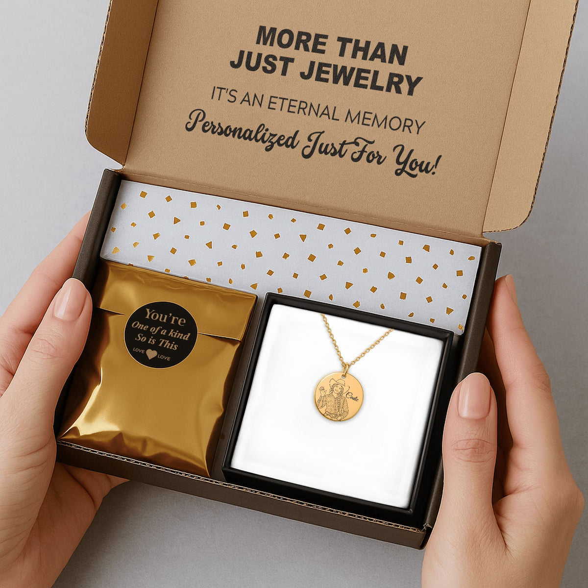Codie Engraved Coin Necklace | Crow’s Nest Cowgirls