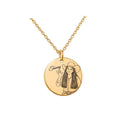 Tawny Engraved Coin Necklace | Crow’s Nest Cowgirls